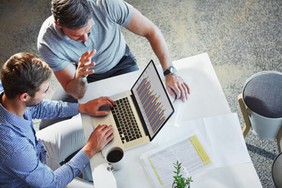 Charting business growth with technology
